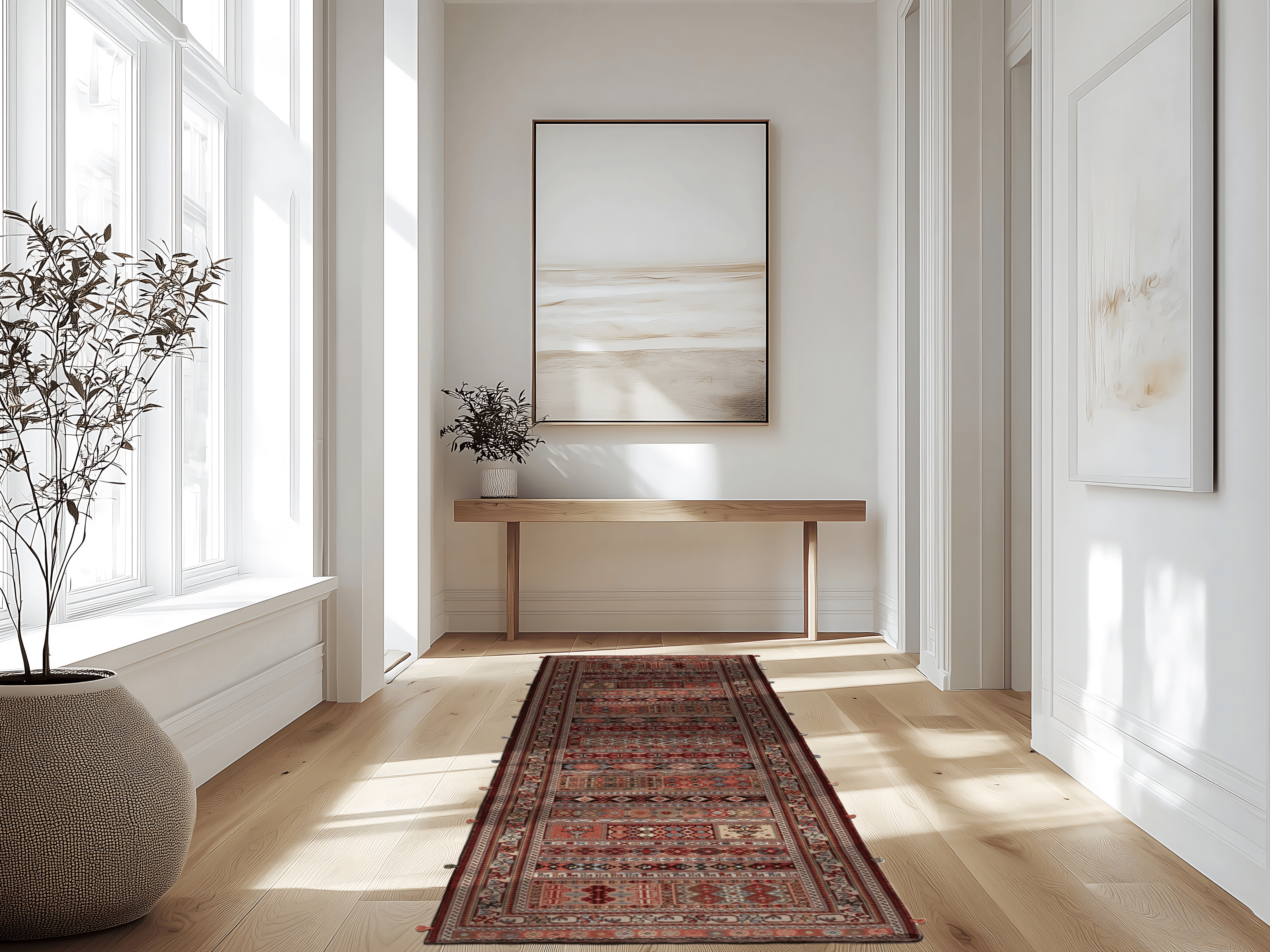 Kelim Teppich-Läufer Soumakh - Boho