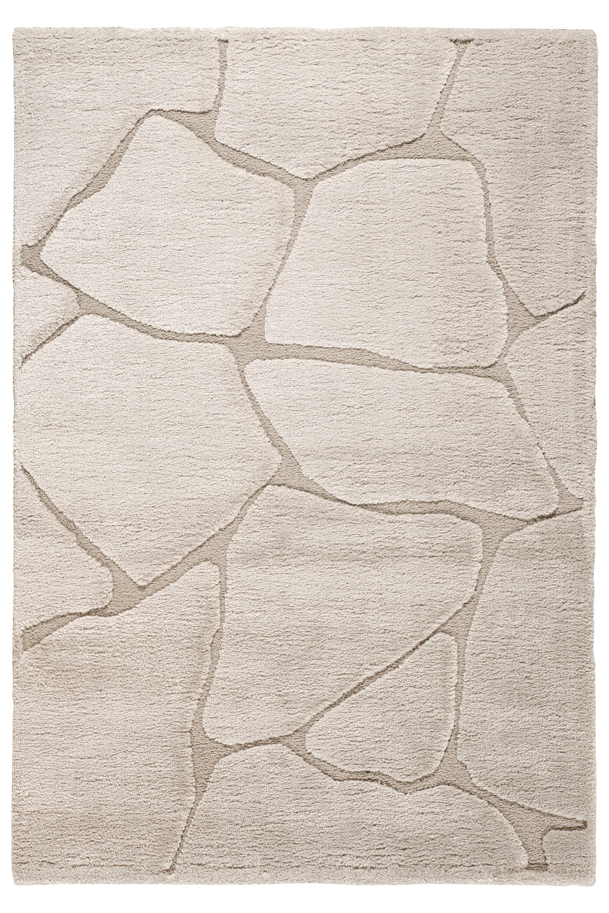 Flauschiger Teppich Stone