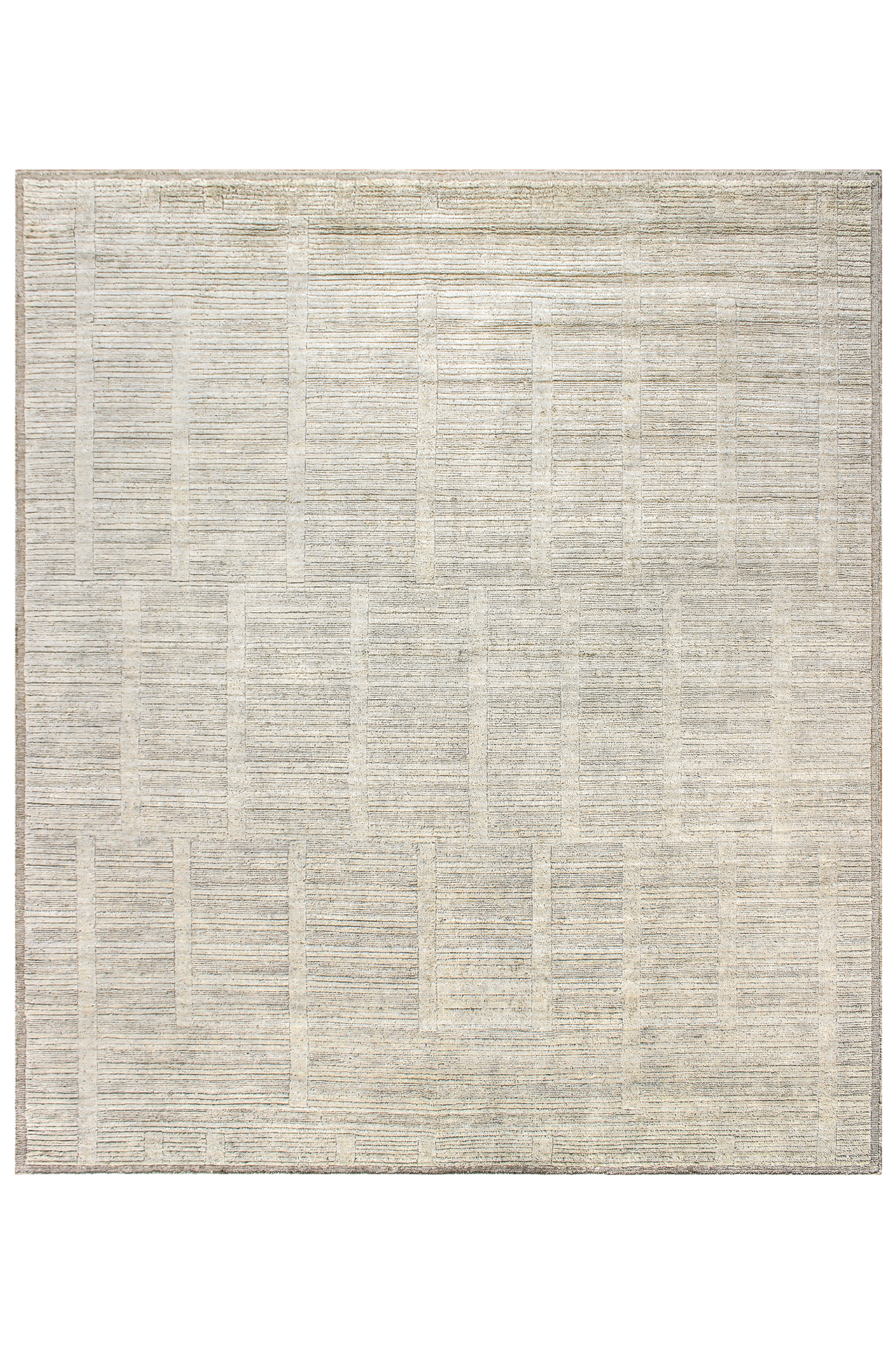 Design-Teppich - Hidden Geometry Silver