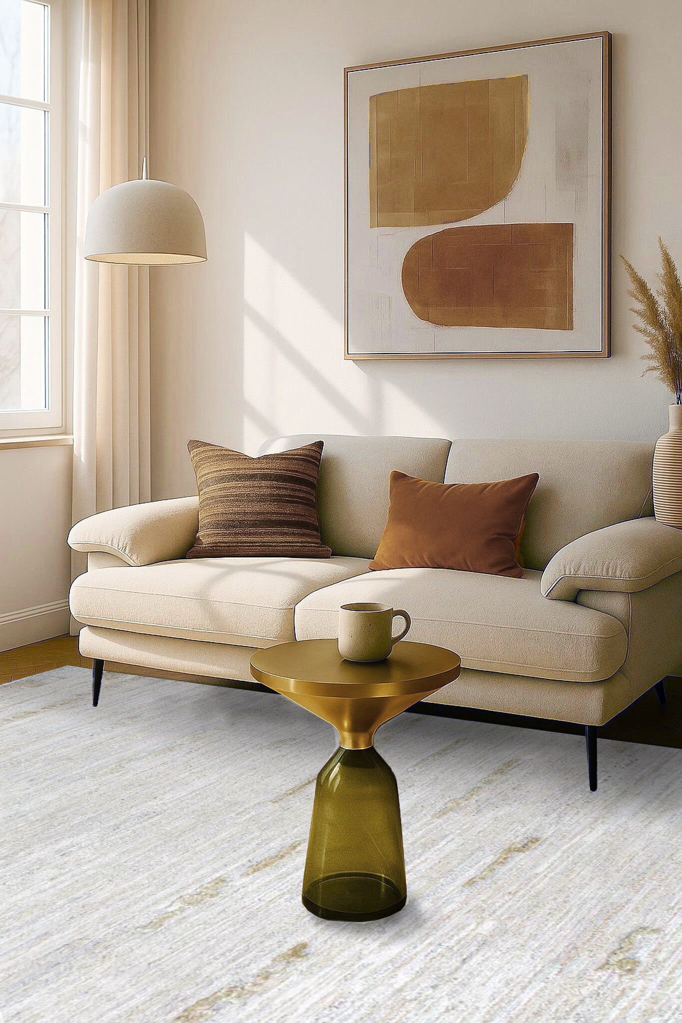 Design-Teppich - Golden Dunes