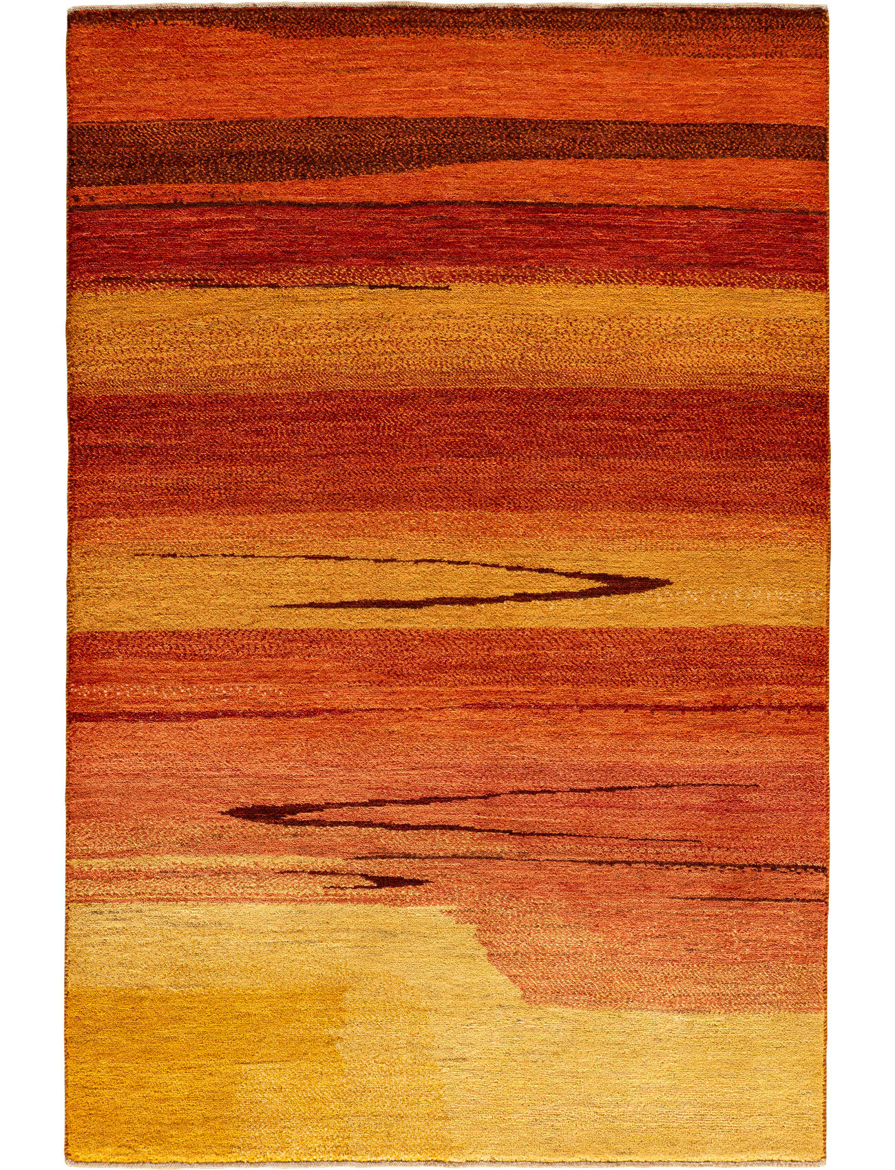 Iran-Gabbeh-Teppich-Unikat-Wu-stensonne-116173